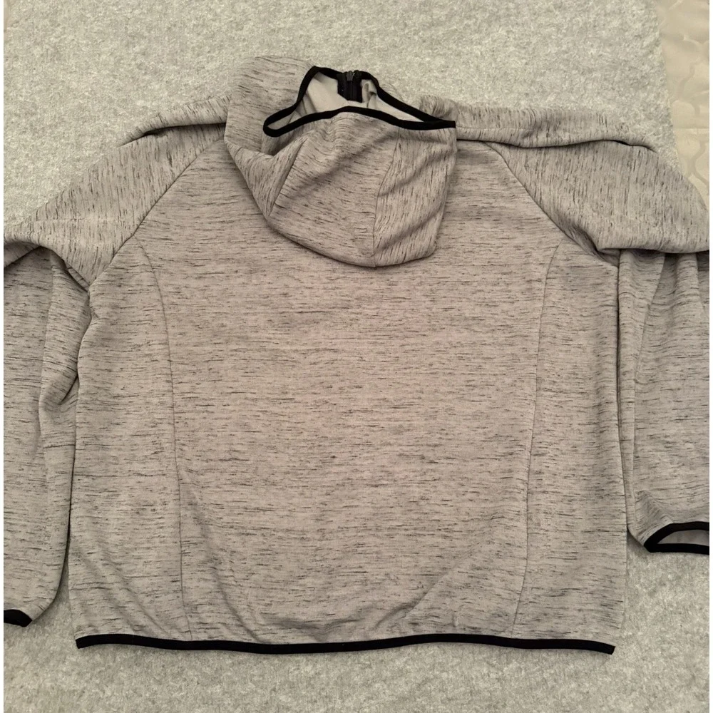 Eddie Bauer Men's Full Zip Hoodie Sweatshirt Comfy Heather Gray Size XXL